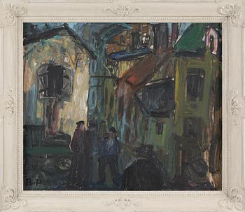 RAGNAR PERSON, olja på pappannå, sign.