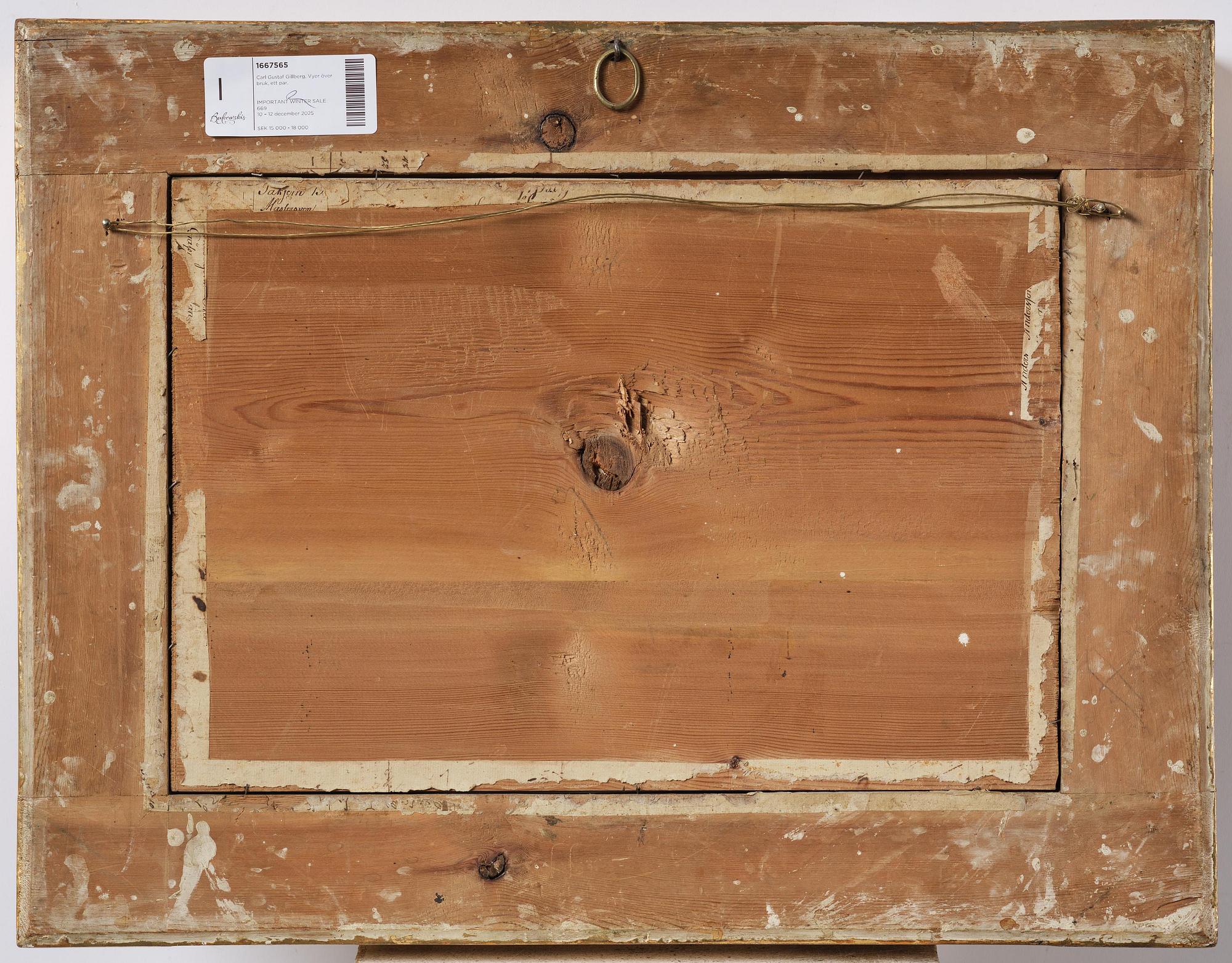 Carl Gustaf Gillberg, Vyer över bruk, ett par.