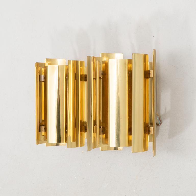 Wall lamps a pair Fagerhult late 20th century.