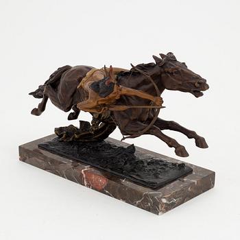 Skulptur, brons, Franz Bergman, Österrike, 1900-talets första hälft.