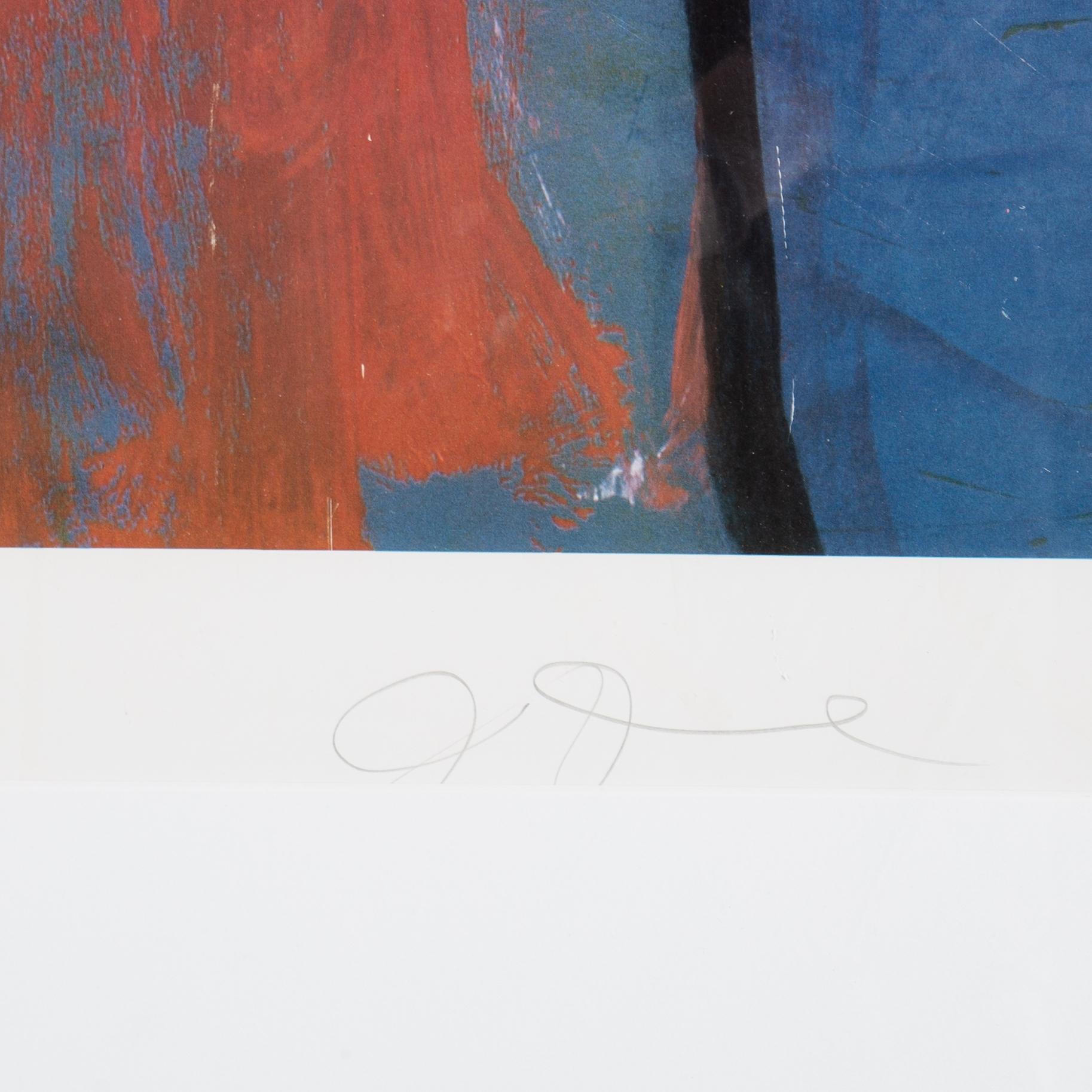 Jim Dine, colour offset, 1983, signed in pencil 88/250.