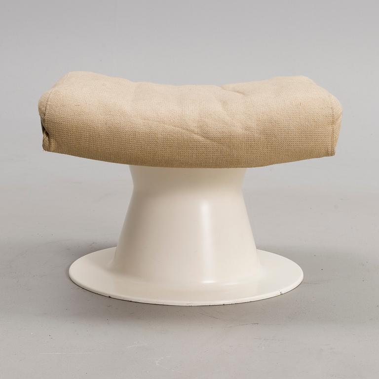"Saturnus" lounge chair and ottoman by Yrjö Kukkapuro for Haimi 1960s/70s.
