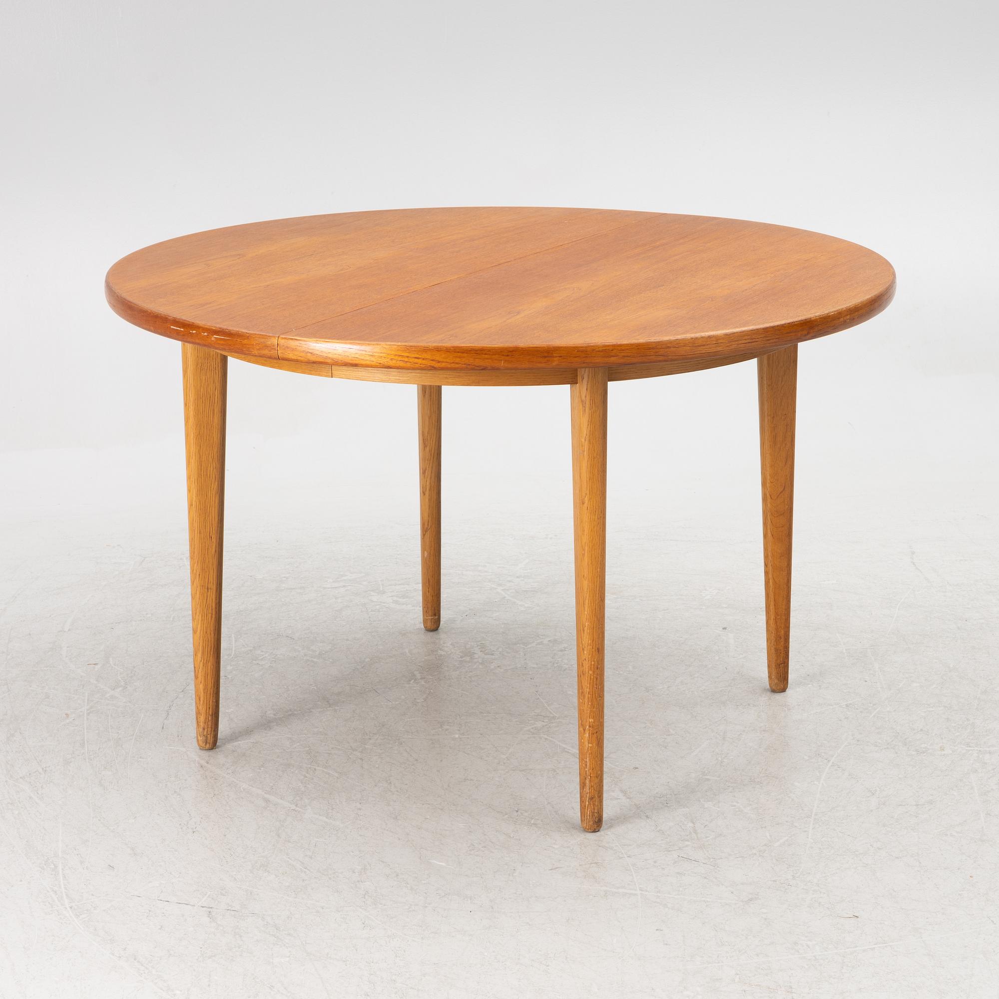 Karl Erik Ekselius, a dining table, JOC Möbler, Vetlanda, 1960's.