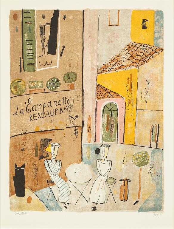 Madeleine Pyk, "Restaurant La Campanette".