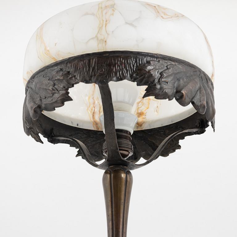 Table lamp, so-called "Strindberg lamp", Art Nouveau, early 20th century.