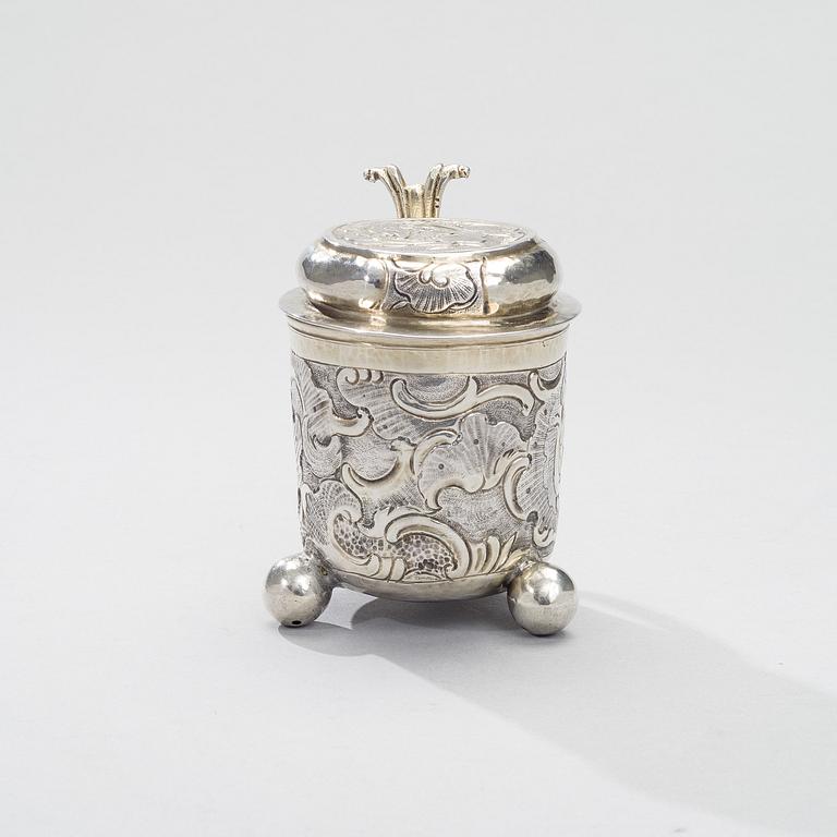 TANKARD, silver and gilt silver, Moscow 1757, Petr Semenov, weight 248 g.