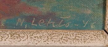Nikolai Lehto, oil on canvas, signed and dated -46.