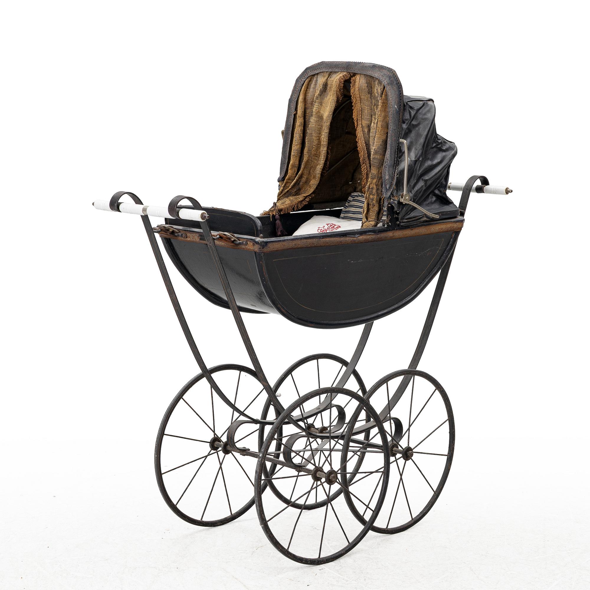 Doll's pram, first half of the 20th century.