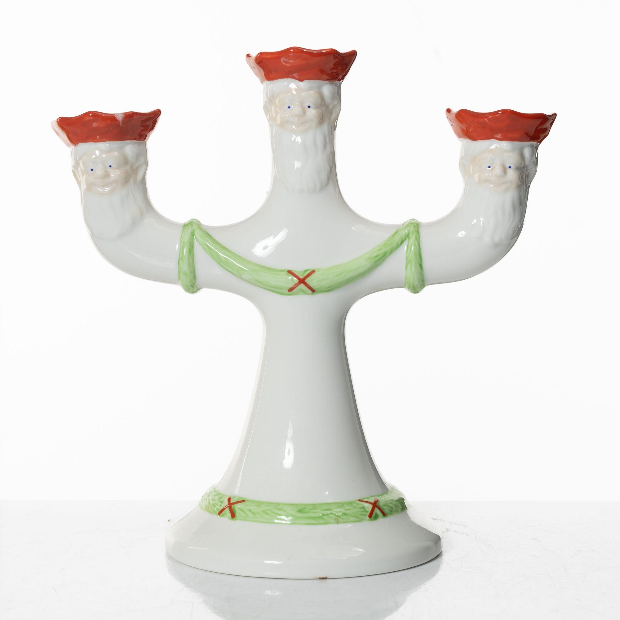 A 21-piece Christmas porcelain dinner service, 'God jul', Rörstrand / Gustavsberg.