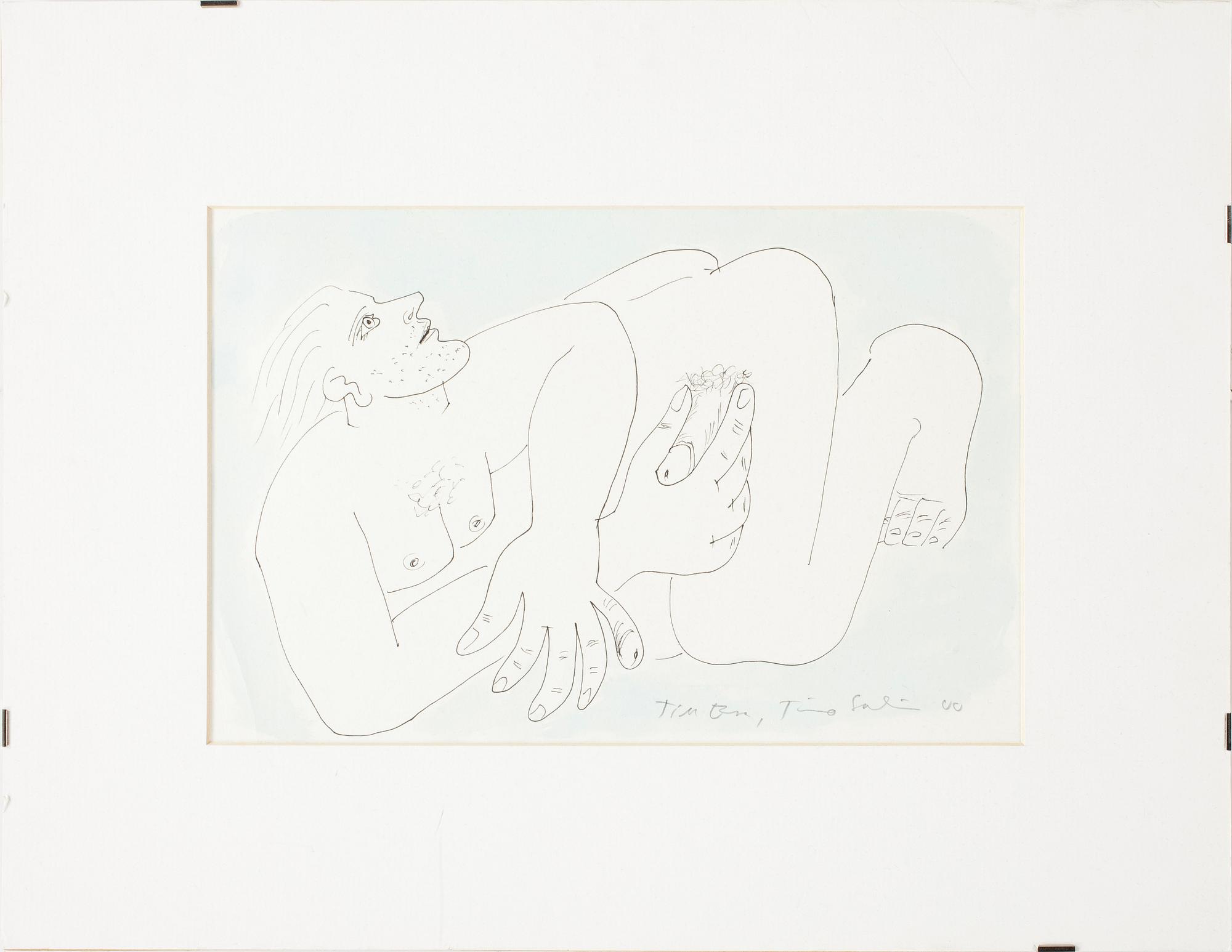 TIMO SOLIN, akvarell och tusch på papper, signerad o daterad -00.