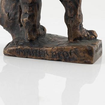 Bror Marklund, sculpture, bronze, signed BM, height 20 cm.