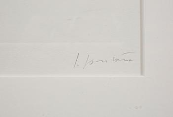 LUCIO FONTANA, etsning, signerad och numrerad 3/75.