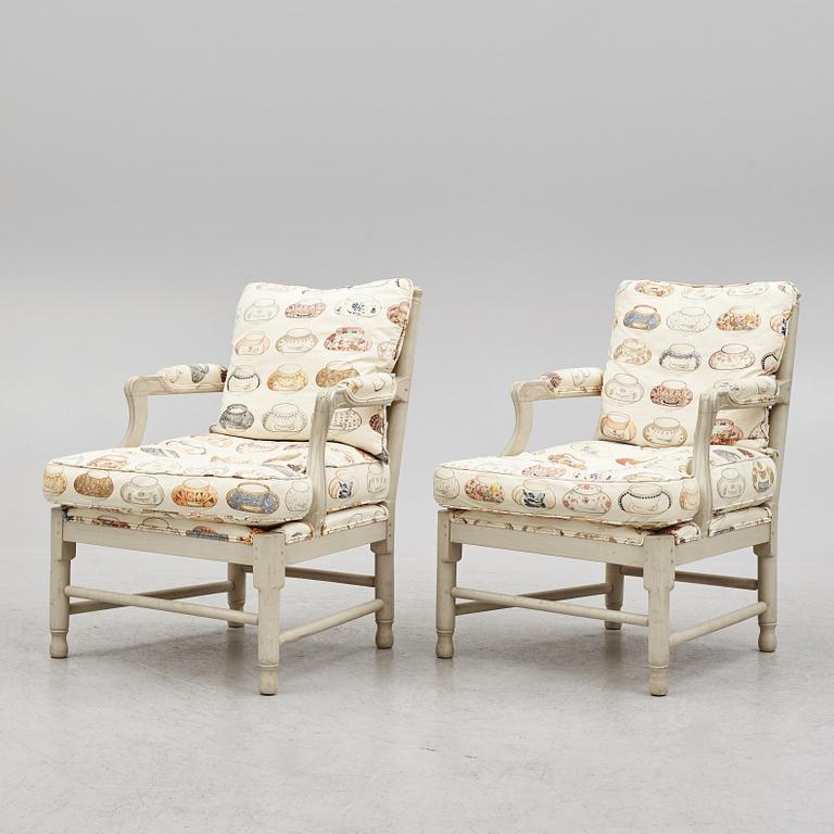 A pair of chairs, second half of the 20th Century.