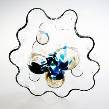 HELENA TYNELL, A Moonwalk' glass sculpture signed Helena Tynell, Riihimäen Lasi Oy. Designed in 1973.