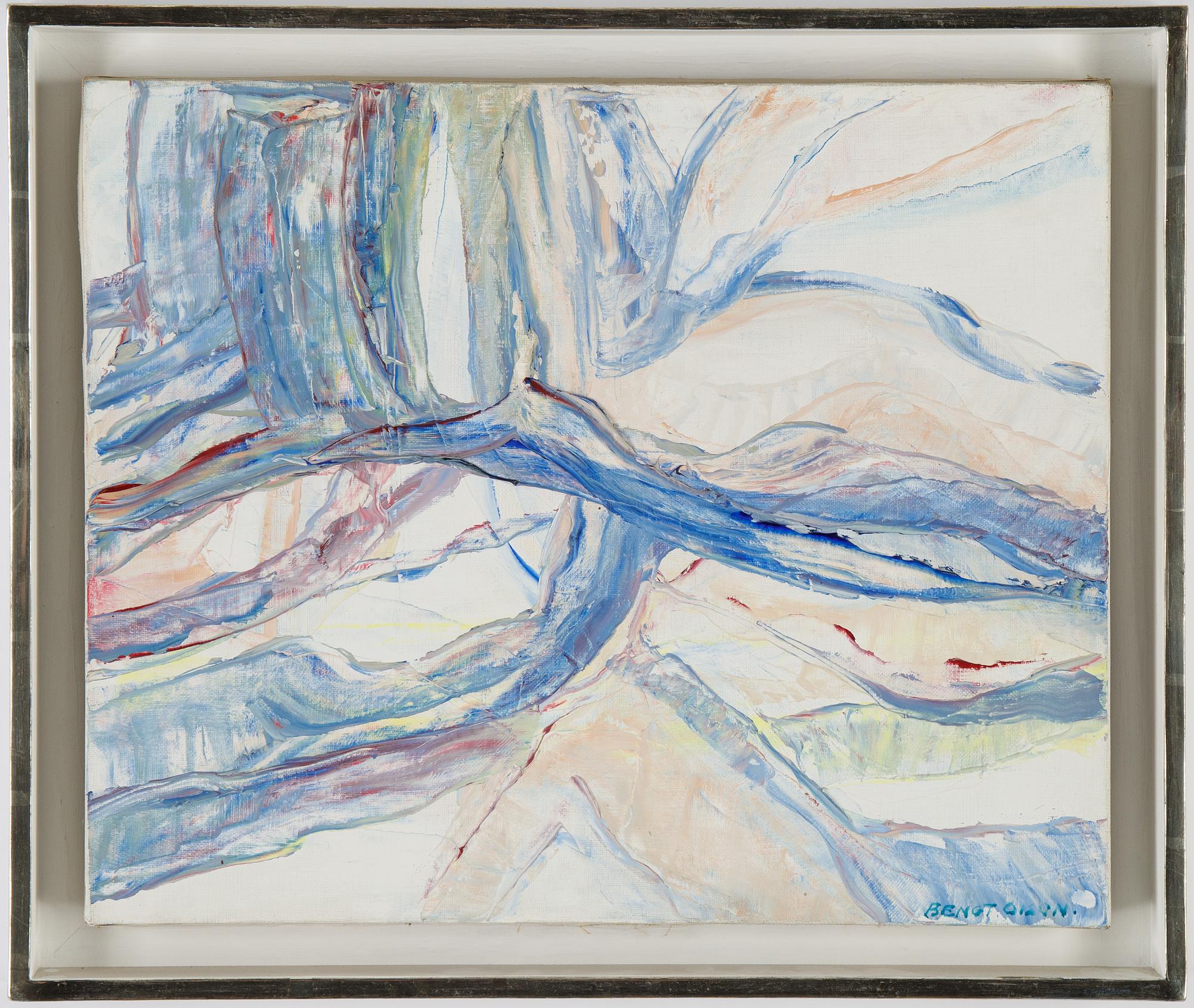 Bengt Olson, oil on canvas, signed Bengt Olson. Dated Paris 1984 verso.