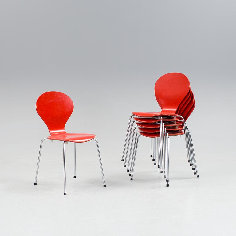 A set of six chairs "Rondo" by Erik Ole Jorgensen, Danerka, 21st century.