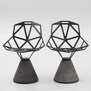 Konstantin Grcic, a pair of 'One' chairs, Magis, Italy.