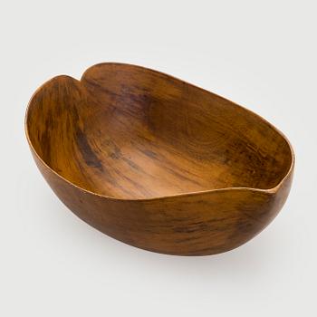 Skål, teak, David Auld, Haiti 1900-talets mitt.