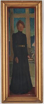 Carl Wilhelmson, "Berta, konstnärens hustru" (Berta, the artist's wife).