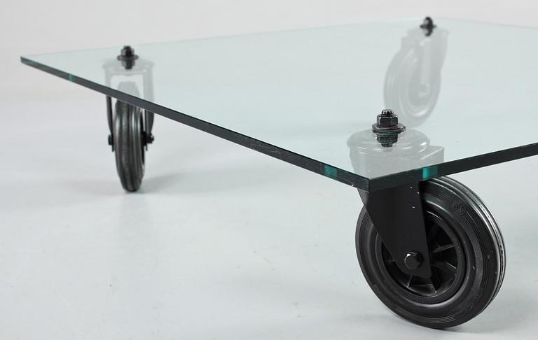 SOFFBORD, "Tavolo con Ruote", Gae Aulenti, Fontana Arte, Italien, formgivet 1980.