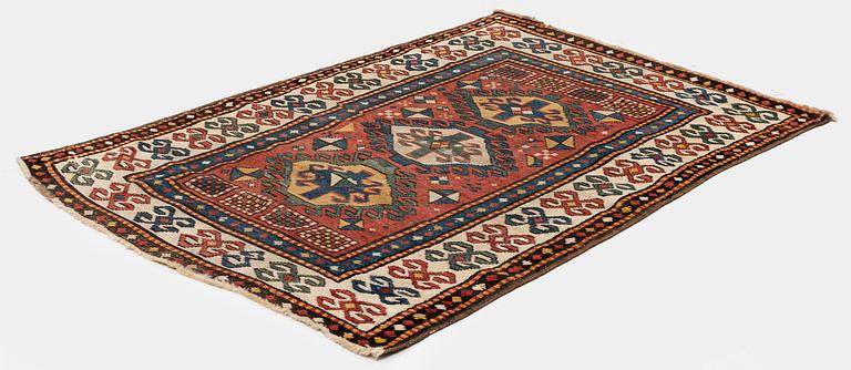 An antique Kazak rug, south Caucasus, c. 163 x 112 cm.