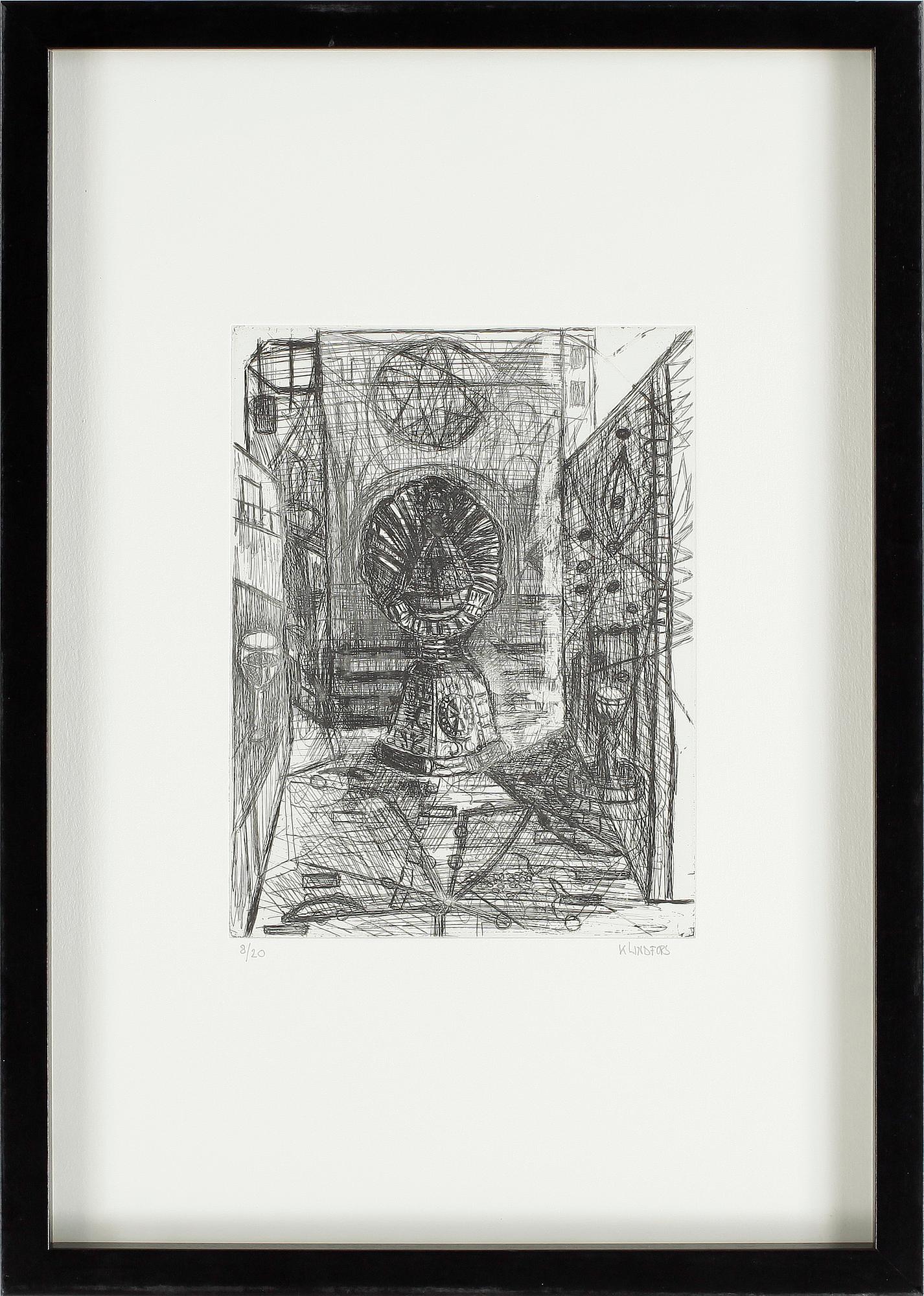 KENT LINDFORS, etsning, signerad och numrerad 8/20.