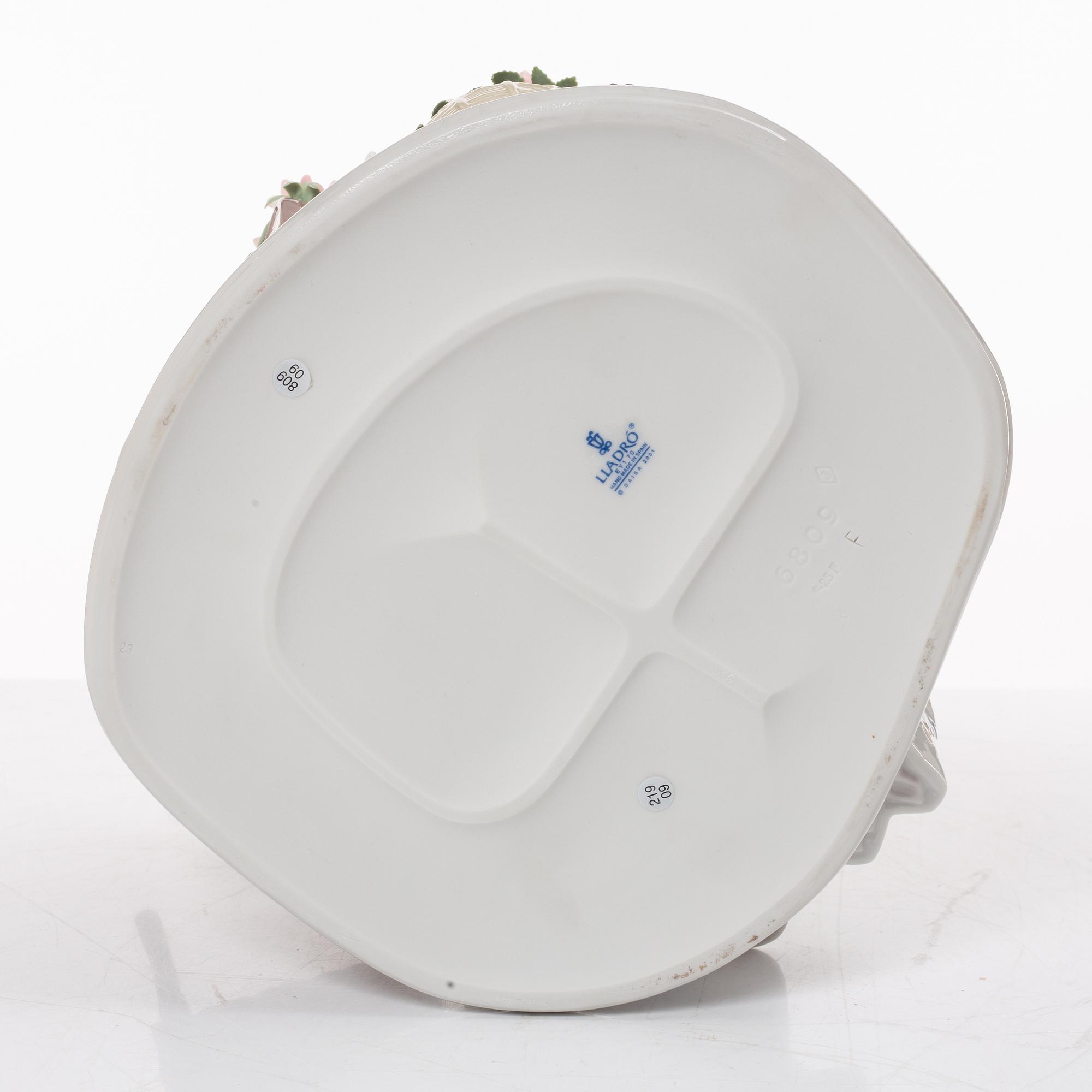 Miguel Angel Santaeulalia, figurin, "Flowers for everyone", Lladró, Spanien.