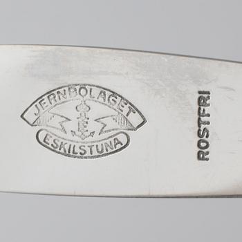 BESTICK, 88 st, silver och rostfritt stål, "chippendale", C.G Hallberg, merparten 1930-tal, ca 3100 g.