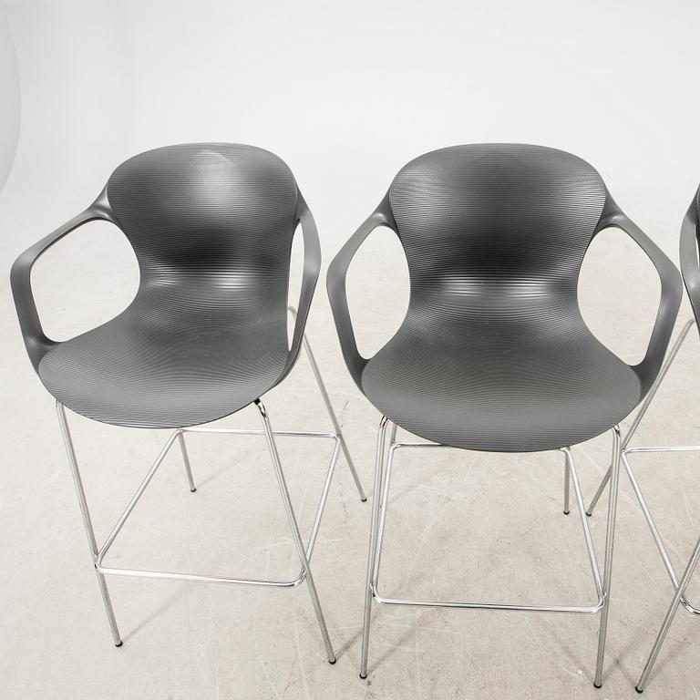 Kasper Salto, bar stools 4 pcs "KS 69 NAP" for Fritz Hansen 2017.