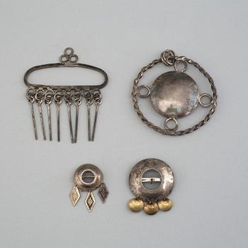 Twelve Sami items, 20th century.