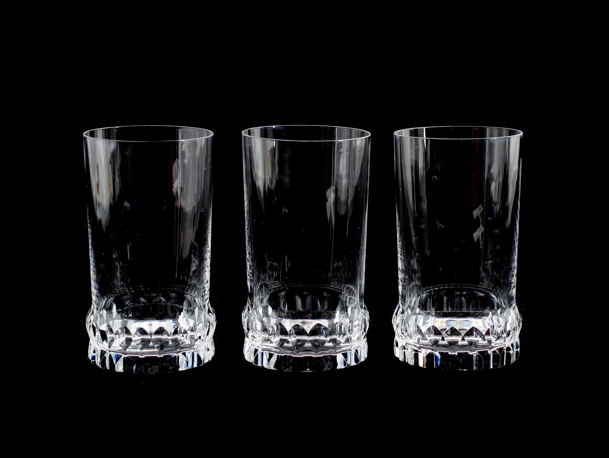 GLAS, 12 st, "Silvia", Ingeborg Lundin, Orrefors.