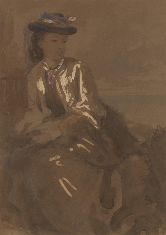 Egron Lundgren, Portrait of Virginia Larsson.