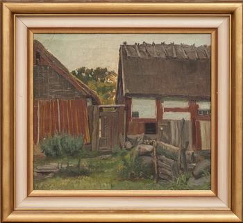 PER GUMMESON, olja på duk. Signerad.