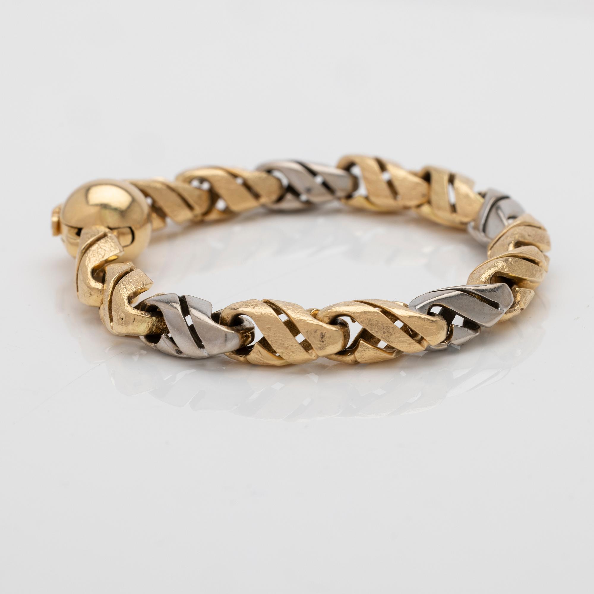 Armband 18k guld med en diamant, Per Borup Design, Danmark.