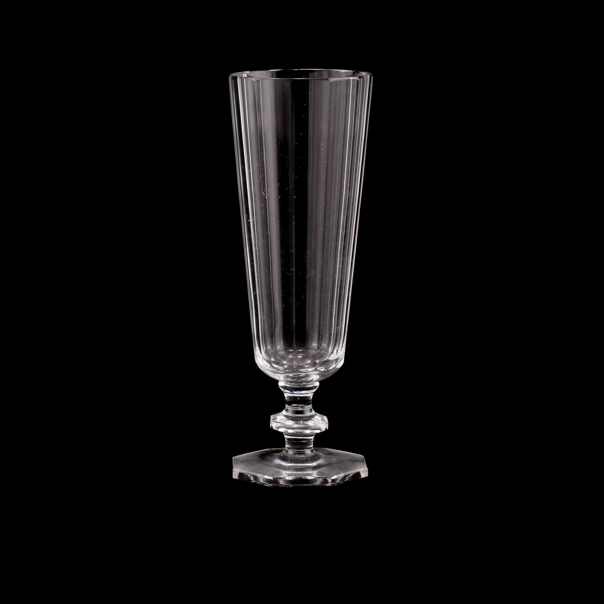 CHAMPAGNEGLAS, 8 st, "Karlberg", Elis Bergh, Kosta Boda, 1900-talets andra hälft.