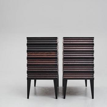 Attila Suta, a pair of chest of drawers, his own workshop, Stockholm, Sweden, 2021.