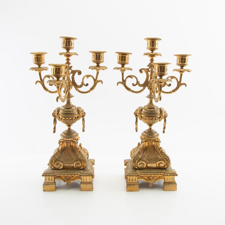 Candelabra 1 pair, France late 19th century.