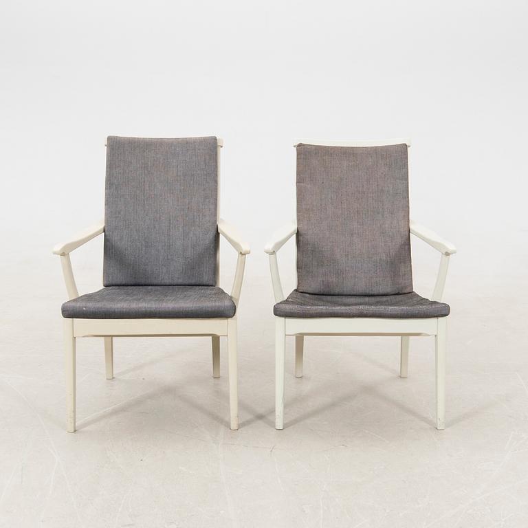 Carl Malmsten, armchairs a pair "The Armoursmith".