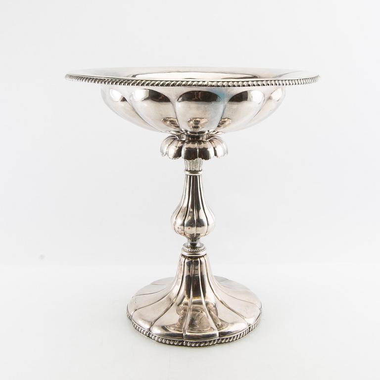 Wilhelm Pettersson  uppsatsskål silver, 1875 Åbo Finland.