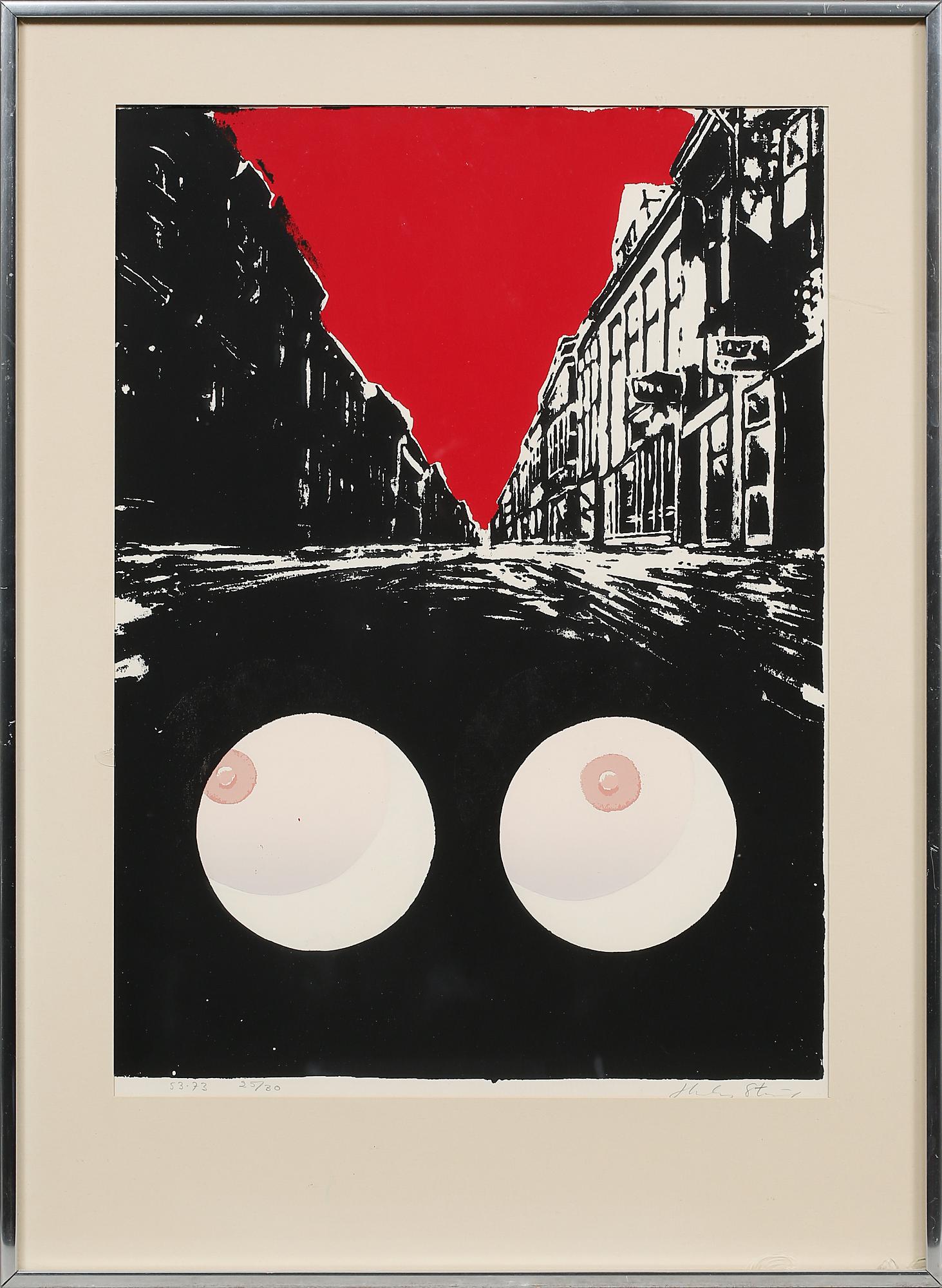 HARDY STRID, färglitografi, signerad och numrerad 25/30.