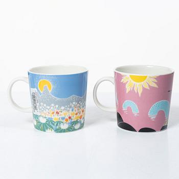 Arabia, 29 Moomin mugs, Finland.