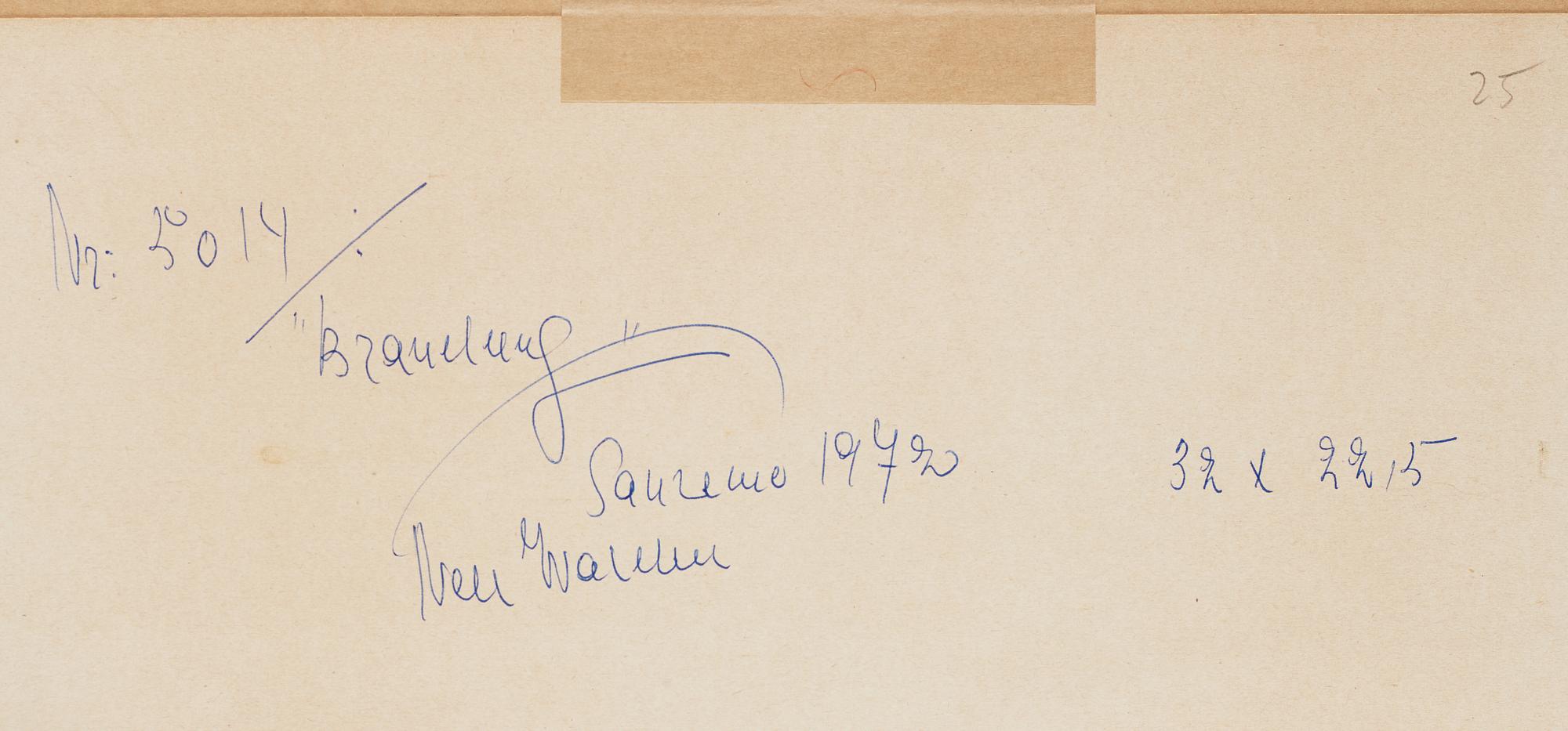 Nell Walden, Otydligt betitlad.