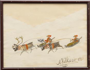 Nils Nilsson Skum, Reindeer harness.