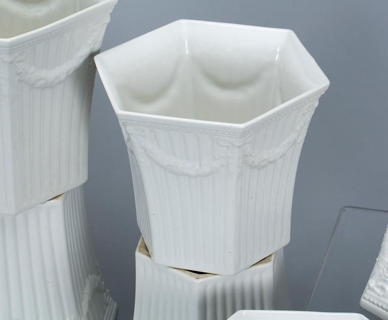 YTTERFODER, porslin,  9 st, "Empire", Gustavsberg.