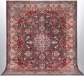 A carpet, Kashmar, ca 388 x 297 cm.
