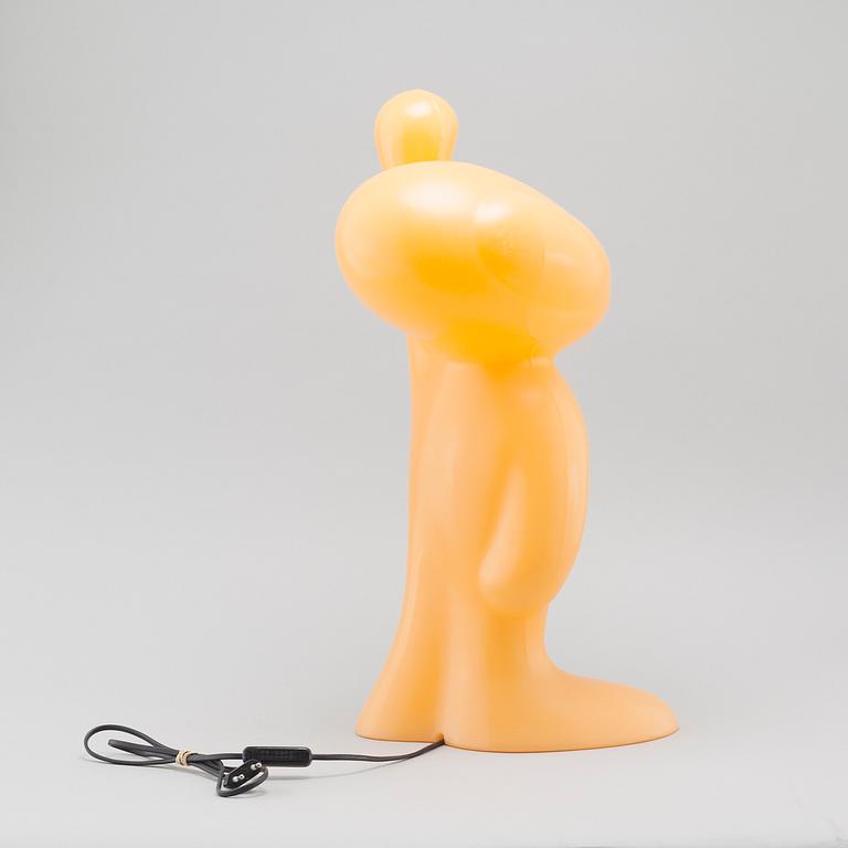 A 2001 "super G" table lamp by Guido Venturini for Alessi, Italy.