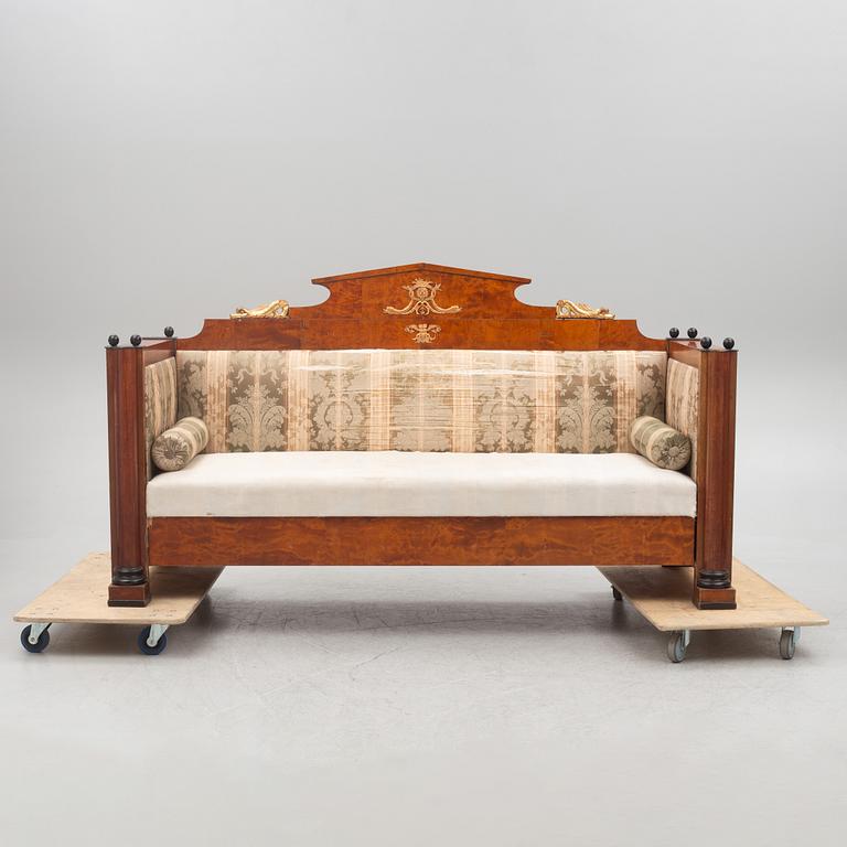 A Karl-Johan sofa, first part of the 19th century.