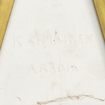 BIRGER KAIPIAINEN, dekorationsfat, stengods, signerad Kaipiainen Arabia.
