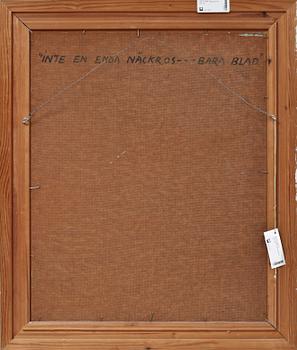 GUSTAF CARLSTRÖM, olja på pannå, sign.