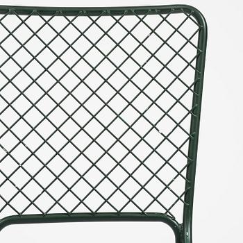 Josef Frank, trädgårdsstolar, nio stycken, modell 591, Firma Svenskt Tenn.